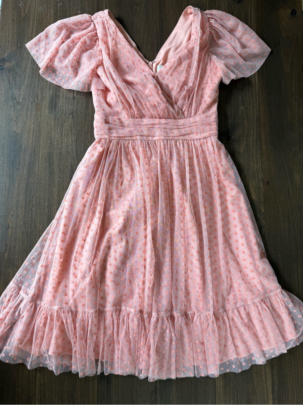 Gal Meets Glam Pink Polka Dot Midi Dress